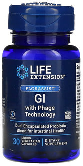 Florassist GI with Phage Technology - 30 liquid vcaps - Sense42 Beauty and Health