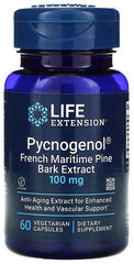 Pycnogenol French Maritime Pine Bark Extract, 100mg - 60 vcaps - Sense42 Beauty and Health