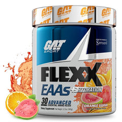 Flexx EAAs + Hydration, Orange Guava - 345g - Sense42 Beauty and Health