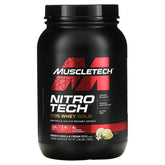 Nitro-Tech 100% Whey Gold, French Vanilla Cream (EAN 631656710472) - 907g - Sense42 Beauty and Health