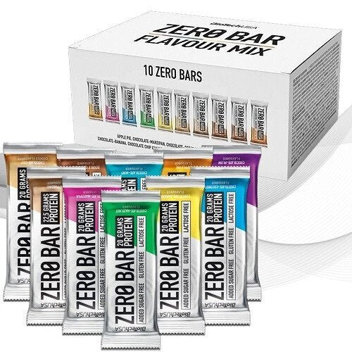 Zero Bar, KIT Flavour Mix - 10 x 50g - Sense42 Beauty and Health