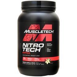 Nitro-Tech Ripped, French Vanilla Bean - 907g - Sense42 Beauty and Health