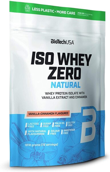 Iso Whey Zero Natural, Vanilla Cinnamon - 1816g - Sense42 Beauty and Health
