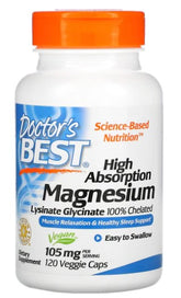 High Absorption Magnesium, 105mg - 120 vcaps - Sense42 Beauty and Health