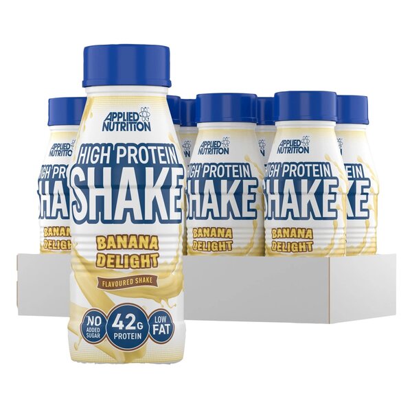 High Protein Shake, Banana Delight - 8 x 500 ml. - Sense42 Beauty and Health