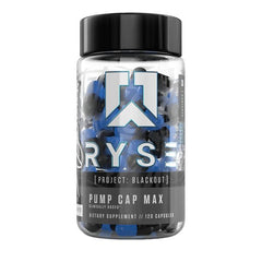 RYSE Pump Cap Max - Project Blackout - 120 caps