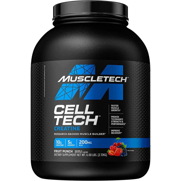 Cell-Tech Creatine, Fruit Punch (US Formula) - 2720g - Sense42 Beauty and Health