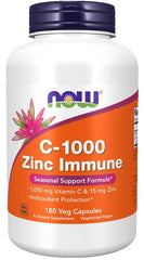 C-1000 Zinc Immune - 180 vcaps - Sense42 Beauty and Health