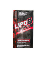 Lipo-6 Black Ultra Concentrate, Extreme Potency - 60 black caps - Sense42 Beauty and Health