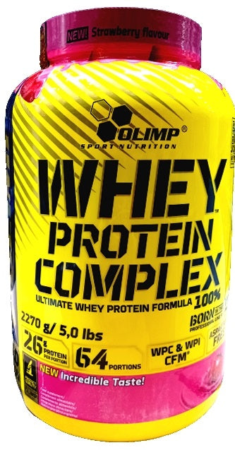 Whey Protein Complex 100%, Strawberry (EAN 5901330067525) - 2270g - Sense42 Beauty and Health