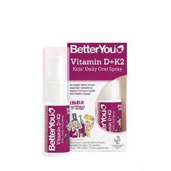 Vitamin D+K2 Kid's Daily Oral Spray, Bubblegum & Blueberry - 15 ml. - Sense42 Beauty and Health