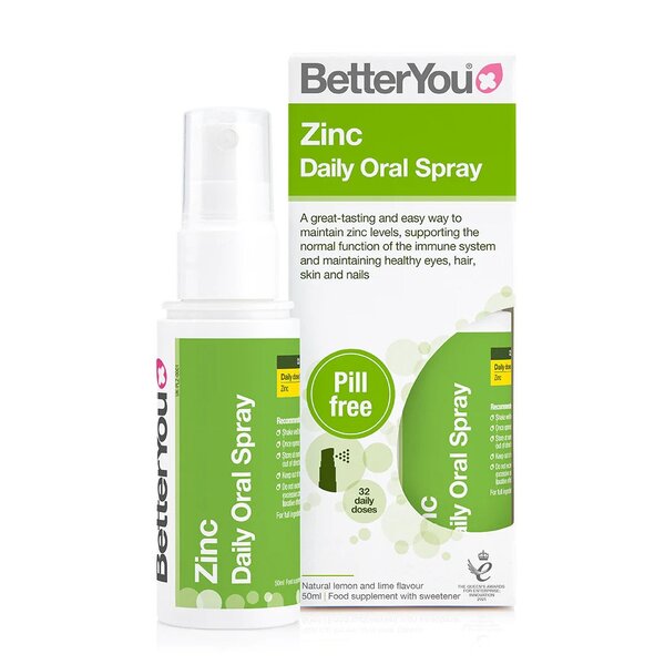 Zinc Daily Oral Spray, Natural Lemon & Lime - 50 ml. - Sense42 Beauty and Health