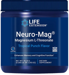 Neuro-Mag Magnesium L-Threonate, Tropical Punch - 93g - Sense42 Beauty and Health