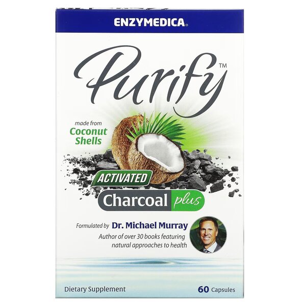 Purify Activated Charcoal Plus - 60 caps - Sense42 Beauty and Health