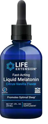 Fast-Acting Liquid Melatonin, Citrus-Vanilla - 59 ml. - Sense42 Beauty and Health