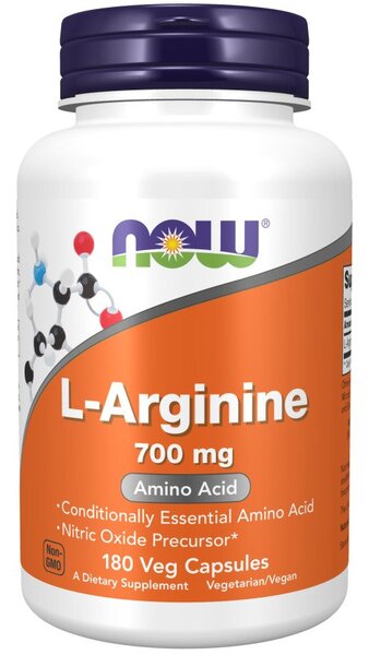 L-Arginine, 700mg - 180 vcaps - Sense42 Beauty and Health