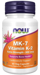 MK-7 Vitamin K-2, 300mcg Extra Strength - 60 vcaps - Sense42 Beauty and Health