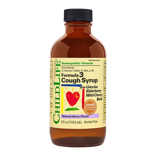Formula 3 Cough Syrup, Natural Berry - 118 ml. - Sense42 Beauty and Health