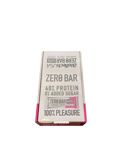 BioTechUSA Zero Bar Chocolate-Marzipan - 20 x 50g - Sense42 Beauty and Health