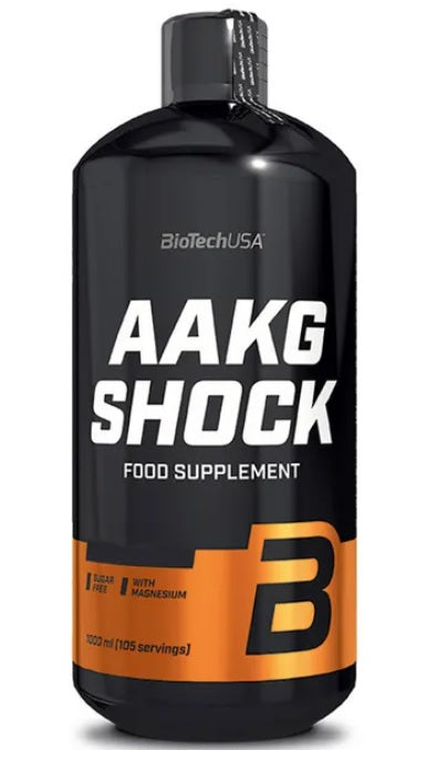 AAKG Shock Extreme, Orange - 1000 ml. - Sense42 Beauty and Health