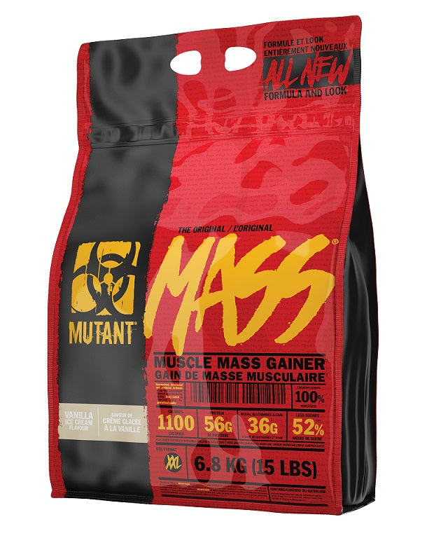 Mutant Mass, Vanilla Ice Cream - 6800g - Sense42 Beauty and Health