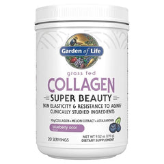 Grass Fed Collagen Super Beauty, Blueberry Acai - 270g - Sense42 Beauty and Health