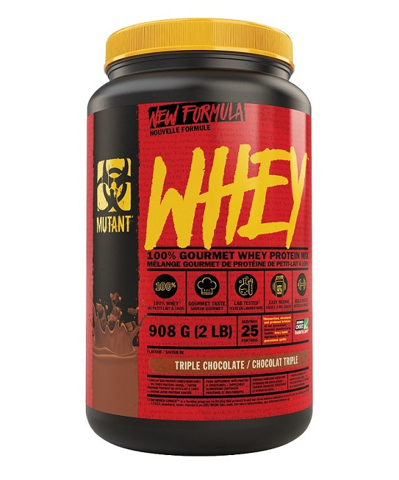 Mutant Whey, Triple Chocolate - 908g - Sense42 Beauty and Health
