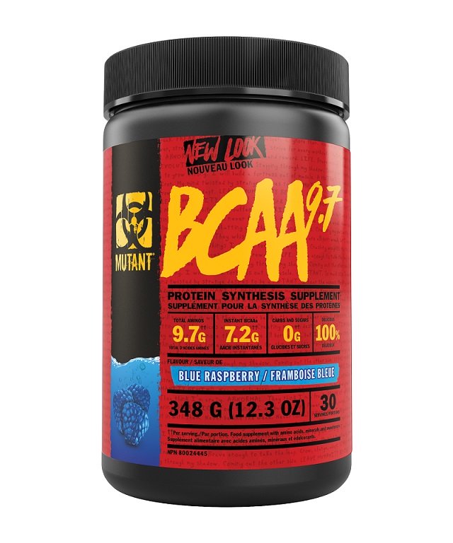 Mutant BCAA 9.7, Blue Raspberry - 348g - Sense42 Beauty and Health