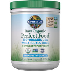 Raw Organic Perfect Food 100% Organic USA Wheat Grass Juice - 240g - Sense42 Beauty and Health