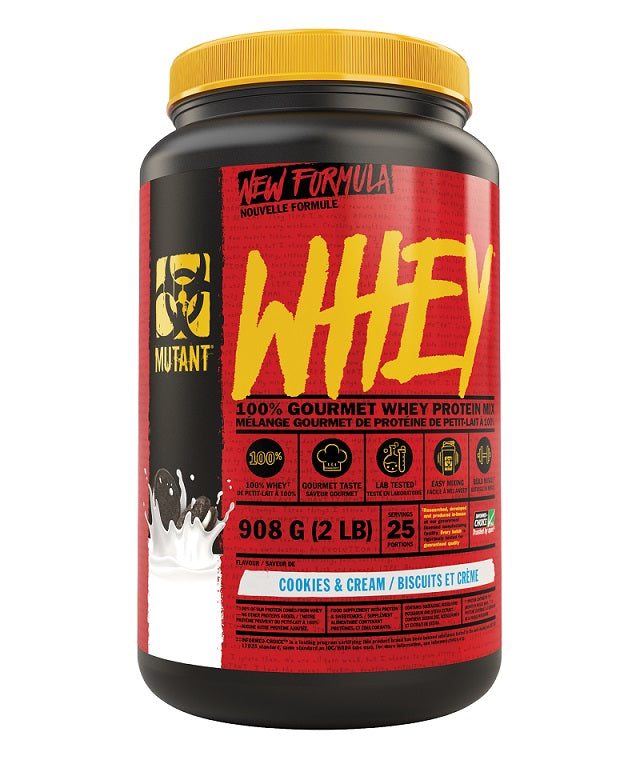 Mutant Whey, Cookies & Cream - 908g - Sense42 Beauty and Health
