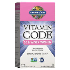 Vitamin Code 50 & Wiser Women - 120 vcaps - Sense42 Beauty and Health