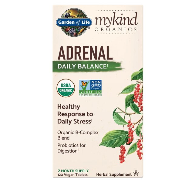 Mykind Organics Adrenal Daily Balance - 120 vegan tablets - Sense42 Beauty and Health