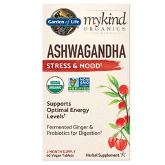Mykind Organics Ashwagandha - 60 vegan tablets - Sense42 Beauty and Health