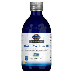 Dr. Formulated Alaskan Cod Liver Oil, Lemon - 400 ml. - Sense42 Beauty and Health