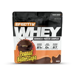 Whey Protein, Peanut Butter Cups - 2000g - Sense42 Beauty and Health