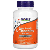 Double Strength L-Theanine, 200mg - 120 vcaps - Sense42 Beauty and Health