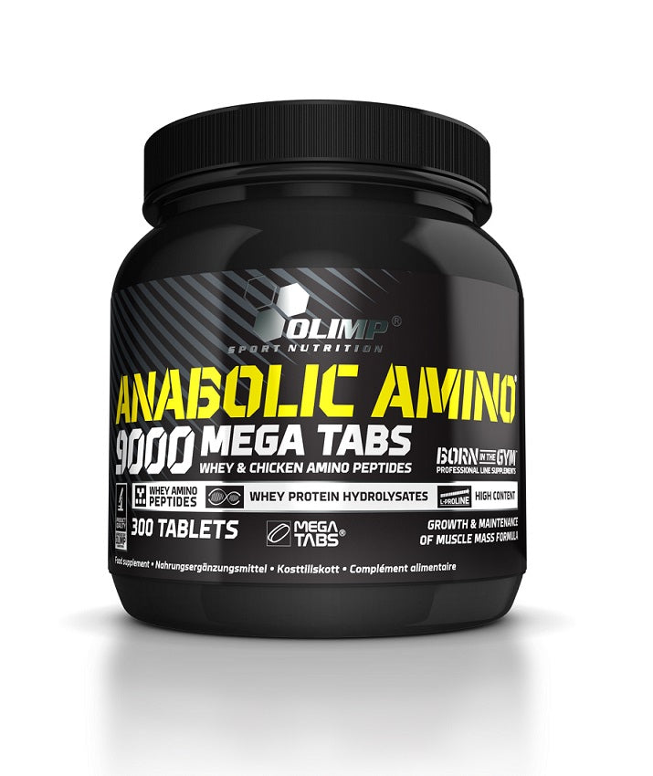 Anabolic Amino 9000, Mega Tabs - 300 tabs - Sense42 Beauty and Health