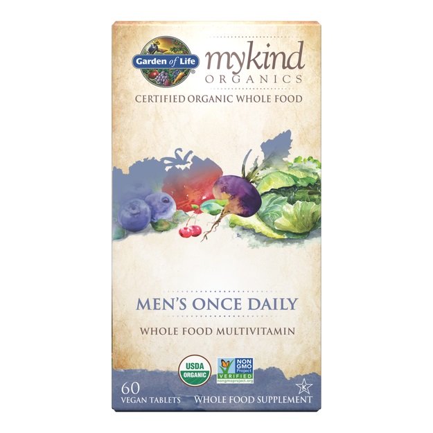 Mykind Organics Men's Once Daily - 60 vegan tablets - Sense42 Beauty and Health