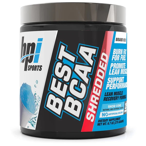 Best BCAA Shredded, Snow Cone - 275g - Sense42 Beauty and Health