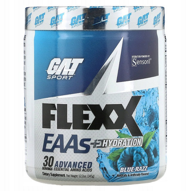 Flexx EAAs + Hydration, Blue Razz - 345g - Sense42 Beauty and Health