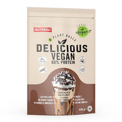 Delicious Vegan, Chocolate Hazelnut - 450g - Sense42 Beauty and Health