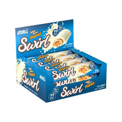 Swirl Duo Bar, White Choco Peanut - 12 x 60g - Sense42 Beauty and Health