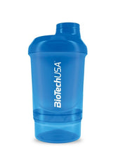 Wave+ Shaker, Blue - 300 ml. (+ 150 ml.) - Sense42 Beauty and Health