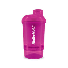 BioTechUSA Accessories Wave+ Shaker Magenta - 300 ml. (+ 150 ml.) - Sense42 Beauty and Health