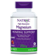 High Absorption Magnesium, 250mg (Cranberry Apple) - 60 chewable tabs - Sense42 Beauty and Health