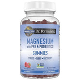 Dr. Formulated Magnesium with Pre & Probiotics Gummies, Raspberry - 60 gummies - Sense42 Beauty and Health