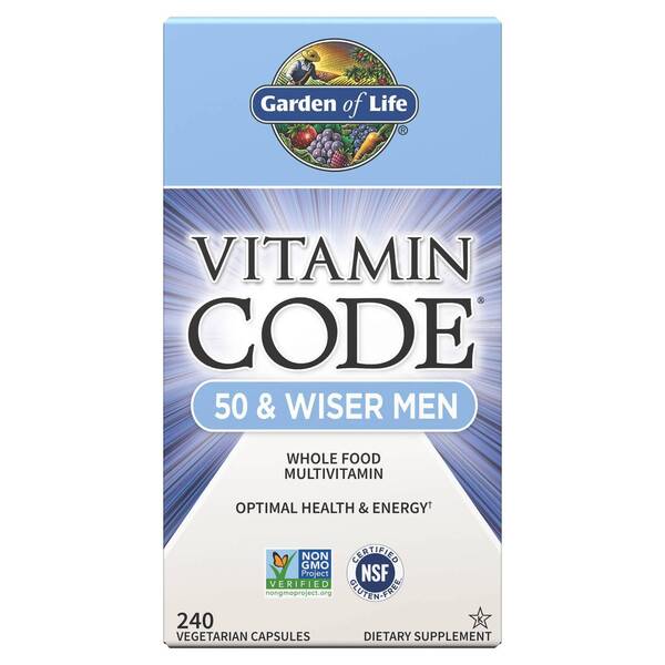 Vitamin Code 50 & Wiser Men - 240 vcaps - Sense42 Beauty and Health