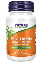 Milk Thistle Extract with Turmeric, 150mg - 60 vcaps - Sense42 Beauty and Health