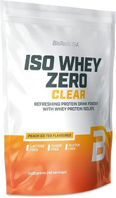 BioTechUSA Iso Whey Zero Clear Peach Ice Tea - 1000g - Sense42 Beauty and Health