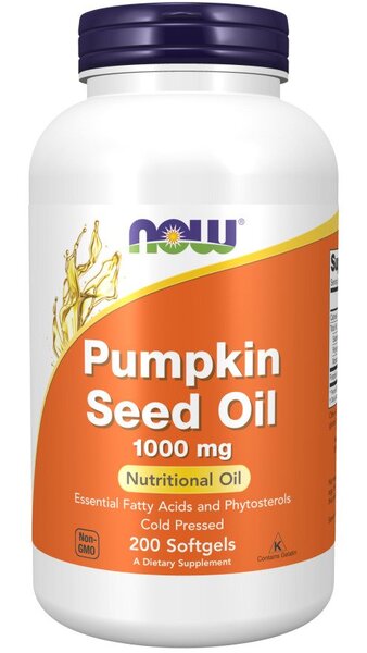 Pumpkin Seed Oil, 1000mg - 200 softgels - Sense42 Beauty and Health
